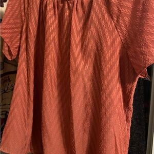 LC Lauren Conrad Terracotta Blouse